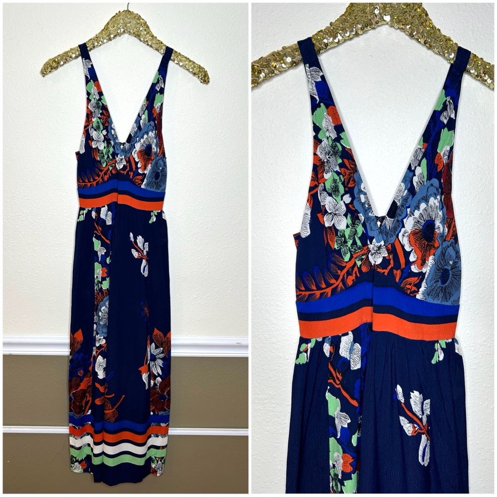 Anthropologie Plenty By Tracy Reese Blue Mykonos Jumper 2